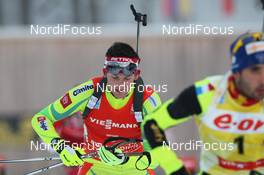 13.01.2013, Ruhpolding, Germany (GER): Jakov Fak (SLO), Fischer, Rottefella, Alpina, Swix - IBU world cup biathlon, mass men, Ruhpolding (GER). www.nordicfocus.com. © Manzoni/NordicFocus. Every downloaded picture is fee-liable.