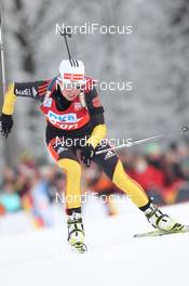 13.01.2013, Ruhpolding, Germany (GER): Andrea Henkel (GER), Fischer, Rottefella, Swix, adidas, Toko - IBU world cup biathlon, mass women, Ruhpolding (GER). www.nordicfocus.com. © Manzoni/NordicFocus. Every downloaded picture is fee-liable.