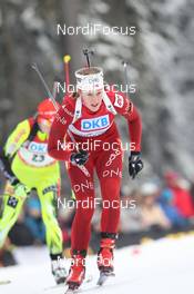 13.01.2013, Ruhpolding, Germany (GER): Fanny Welle-Strand Horn (NOR), Madshus, Rottefella, Alpina, Swix, ODLO - IBU world cup biathlon, mass women, Ruhpolding (GER). www.nordicfocus.com. © Manzoni/NordicFocus. Every downloaded picture is fee-liable.