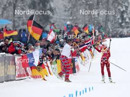 13.01.2013, Ruhpolding, Germany (GER): Tora Berger (NOR), Fischer, Rottefella, Odlo - IBU world cup biathlon, mass women, Ruhpolding (GER). www.nordicfocus.com. © Manzoni/NordicFocus. Every downloaded picture is fee-liable.