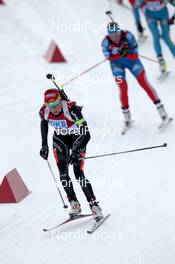 13.01.2013, Ruhpolding, Germany (GER): Selina Gasparin (SUI), Rossignol, Rottefella, Alpina, Swix, ODLO, CASCO - IBU world cup biathlon, mass women, Ruhpolding (GER). www.nordicfocus.com. © Manzoni/NordicFocus. Every downloaded picture is fee-liable.