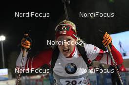 09.01.2013, Ruhpolding, Germany (GER): Lisa Theresa Hauser (AUT) - IBU world cup biathlon, relay women, Ruhpolding (GER). www.nordicfocus.com. © Manzoni/NordicFocus. Every downloaded picture is fee-liable.