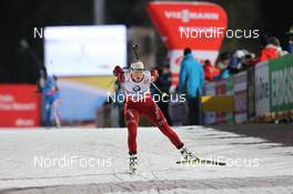09.01.2013, Ruhpolding, Germany (GER): Tora Berger (NOR), Fischer, Rottefella, Odlo - IBU world cup biathlon, relay women, Ruhpolding (GER). www.nordicfocus.com. © Manzoni/NordicFocus. Every downloaded picture is fee-liable.