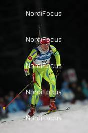 11.01.2013, Ruhpolding, Germany (GER): Andreja Mali (SLO), Fischer, Rottefella, Alpina, Leki, - IBU world cup biathlon, sprint women, Ruhpolding (GER). www.nordicfocus.com. © Manzoni/NordicFocus. Every downloaded picture is fee-liable.