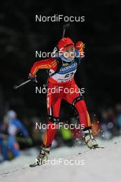 11.01.2013, Ruhpolding, Germany (GER): Jialin Tang (CHN), Fischer, Rottefella, Swix, adidas - IBU world cup biathlon, sprint women, Ruhpolding (GER). www.nordicfocus.com. © Manzoni/NordicFocus. Every downloaded picture is fee-liable.