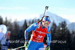 19.01.2013, Antholz, Italy (ITA): Dorothea Wierer (ITA), Rossignol, Rottefella, OneWay, Casco - IBU world cup biathlon, pursuit women, Antholz (ITA). www.nordicfocus.com. © Manzoni/NordicFocus. Every downloaded picture is fee-liable.