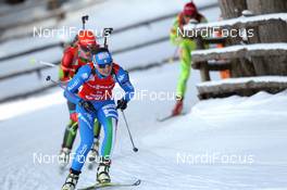 19.01.2013, Antholz, Italy (ITA): Karin Oberhofer (ITA), Fischer, Rottefella, Alpina, Swix - IBU world cup biathlon, pursuit women, Antholz (ITA). www.nordicfocus.com. © Manzoni/NordicFocus. Every downloaded picture is fee-liable.