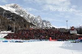 19.01.2013, Antholz, Italy (ITA): Event Feature: The venue of Antholz - IBU world cup biathlon, pursuit women, Antholz (ITA). www.nordicfocus.com. © Manzoni/NordicFocus. Every downloaded picture is fee-liable.