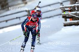 19.01.2013, Antholz, Italy (ITA): Annalies Cook (USA), Rossignol, Rottefella, OneWay, adidas - IBU world cup biathlon, pursuit women, Antholz (ITA). www.nordicfocus.com. © Manzoni/NordicFocus. Every downloaded picture is fee-liable.