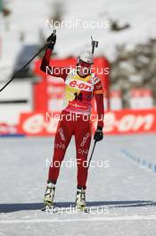 19.01.2013, Antholz, Italy (ITA): Tora Berger (NOR), Fischer, Rottefella, Odlo - IBU world cup biathlon, pursuit women, Antholz (ITA). www.nordicfocus.com. © Manzoni/NordicFocus. Every downloaded picture is fee-liable.