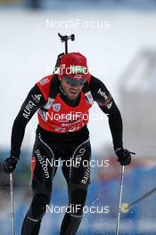 20.01.2013, Antholz, Italy (ITA): Ivan Joller (SUI), Fischer, Rottefella, Swix, ODLO - IBU world cup biathlon, relay men, Antholz (ITA). www.nordicfocus.com. © Manzoni/NordicFocus. Every downloaded picture is fee-liable.