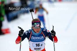 20.01.2013, Antholz, Italy (ITA): Hanah Dreissigacker (USA) - IBU world cup biathlon, relay women, Antholz (ITA). www.nordicfocus.com. © Manzoni/NordicFocus. Every downloaded picture is fee-liable.