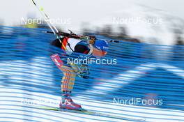 20.01.2013, Antholz, Italy (ITA): Nadine Horchler (GER), Fischer, Rottefella, Alpina, Exel, OneWay - IBU world cup biathlon, relay women, Antholz (ITA). www.nordicfocus.com. © Manzoni/NordicFocus. Every downloaded picture is fee-liable.