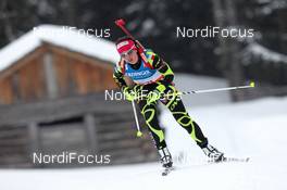 20.01.2013, Antholz, Italy (ITA): Sofie Boilley (FRA), Salomon, OneWay - IBU world cup biathlon, relay women, Antholz (ITA). www.nordicfocus.com. © Manzoni/NordicFocus. Every downloaded picture is fee-liable.