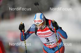 18.01.2013, Antholz, Italy (ITA): Ahti Toivanen (FIN), Fischer, Rottefella, KV+ - IBU world cup biathlon, sprint men, Antholz (ITA). www.nordicfocus.com. © Manzoni/NordicFocus. Every downloaded picture is fee-liable.