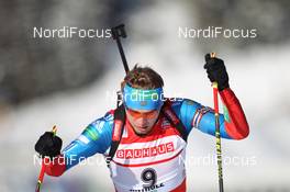 18.01.2013, Antholz, Italy (ITA): Anton Shipulin (RUS), Fischer, Rottefella, adidas - IBU world cup biathlon, sprint men, Antholz (ITA). www.nordicfocus.com. © Manzoni/NordicFocus. Every downloaded picture is fee-liable.