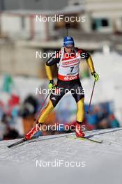 18.01.2013, Antholz, Italy (ITA): Andreas Birnbacher (GER), Fischer, Rottefella, Alpina, Leki, adidas - IBU world cup biathlon, sprint men, Antholz (ITA). www.nordicfocus.com. © Manzoni/NordicFocus. Every downloaded picture is fee-liable.