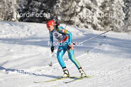 17.01.2013, Antholz, Italy (ITA): Natalya Burdyga (URK), Fischer, Rottefella, Swix - IBU world cup biathlon, sprint women, Antholz (ITA). www.nordicfocus.com. © Manzoni/NordicFocus. Every downloaded picture is fee-liable.