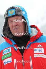 16.01.2013, Antholz, Italy (ITA): Wolfgang Pichler (GER), coach Team Russia - IBU world cup biathlon, training, Antholz (ITA). www.nordicfocus.com. © Manzoni/NordicFocus. Every downloaded picture is fee-liable.