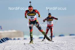 28.02.2013, Oslo, Norway (NOR): Tomas Holubec (CZE), Fischer, Rottefella - IBU world cup biathlon Holmenkollen, sprint men, Oslo (NOR). www.nordicfocus.com. © Manzoni/NordicFocus. Every downloaded picture is fee-liable.