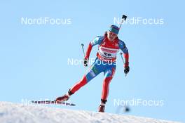 01.03.2013, Oslo, Norway (NOR): Valentina Nazarova (RUS) - IBU world cup biathlon Holmenkollen, sprint women, Oslo (NOR). www.nordicfocus.com. © Manzoni/NordicFocus. Every downloaded picture is fee-liable.