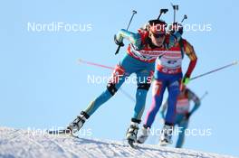 01.03.2013, Oslo, Norway (NOR): Mariya Panfilova (UKR) - IBU world cup biathlon Holmenkollen, sprint women, Oslo (NOR). www.nordicfocus.com. © Manzoni/NordicFocus. Every downloaded picture is fee-liable.