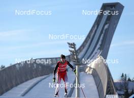 27.02.2013, Oslo, Norway (NOR): Zina Kocher (CAN), Atomic, Leki, Odlo - IBU world cup biathlon Holmenkollen, training, Oslo (NOR). www.nordicfocus.com. © Manzoni/NordicFocus. Every downloaded picture is fee-liable.