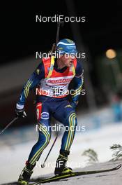 28.11.2013, Oestersund, Sweden (SWE): Fredrik Lindstroem (SWE) - IBU world cup biathlon, individual men, Oestersund (SWE). www.nordicfocus.com. © Manzoni/NordicFocus. Every downloaded picture is fee-liable.