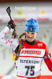28.11.2013, Oestersund, Sweden (SWE): Nathan Smith (CAN) - IBU world cup biathlon, individual men, Oestersund (SWE). www.nordicfocus.com. © Manzoni/NordicFocus. Every downloaded picture is fee-liable.