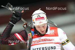 28.11.2013, Oestersund, Sweden (SWE): Dominik Landertinger (AUT) - IBU world cup biathlon, individual men, Oestersund (SWE). www.nordicfocus.com. © Manzoni/NordicFocus. Every downloaded picture is fee-liable.