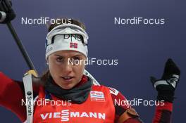 24.11.2013, Oestersund, Sweden (SWE): Synnoeve Solemdal (NOR) - IBU world cup biathlon, relay mixed, Oestersund (SWE). www.nordicfocus.com. © Manzoni/NordicFocus. Every downloaded picture is fee-liable.