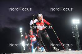24.11.2013, Oestersund, Sweden (SWE): Megan Imrie (CAN) - IBU world cup biathlon, relay mixed, Oestersund (SWE). www.nordicfocus.com. © Manzoni/NordicFocus. Every downloaded picture is fee-liable.