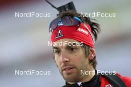 24.11.2013, Oestersund, Sweden (SWE): Scott Perras (CAN) - IBU world cup biathlon, relay mixed, Oestersund (SWE). www.nordicfocus.com. © Manzoni/NordicFocus. Every downloaded picture is fee-liable.