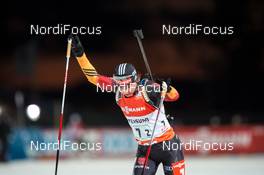 24.11.2013, Oestersund, Sweden (SWE): Andrea Henkel (GER) - IBU world cup biathlon, relay mixed, Oestersund (SWE). www.nordicfocus.com. © Manzoni/NordicFocus. Every downloaded picture is fee-liable.
