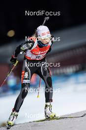24.11.2013, Oestersund, Sweden (SWE): Kaisa Maekaeraeinen (FIN) - IBU world cup biathlon, relay mixed, Oestersund (SWE). www.nordicfocus.com. © Manzoni/NordicFocus. Every downloaded picture is fee-liable.