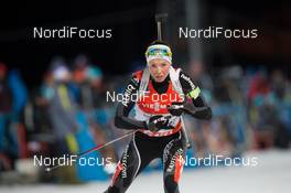 24.11.2013, Oestersund, Sweden (SWE): Selina Gasparin (SUI) - IBU world cup biathlon, relay mixed, Oestersund (SWE). www.nordicfocus.com. © Manzoni/NordicFocus. Every downloaded picture is fee-liable.