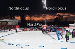 24.11.2013, Oestersund, Sweden (SWE): Biathlon Feature: The venue with beautiful sky - IBU world cup biathlon, relay mixed, Oestersund (SWE). www.nordicfocus.com. © Manzoni/NordicFocus. Every downloaded picture is fee-liable.