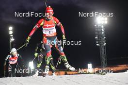 24.11.2013, Oestersund, Sweden (SWE): Veronika Vitkova (CZE) - IBU world cup biathlon, relay mixed, Oestersund (SWE). www.nordicfocus.com. © Manzoni/NordicFocus. Every downloaded picture is fee-liable.