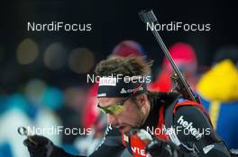 24.11.2013, Oestersund, Sweden (SWE): Benjamin Weger (SUI) - IBU world cup biathlon, relay mixed, Oestersund (SWE). www.nordicfocus.com. © Manzoni/NordicFocus. Every downloaded picture is fee-liable.