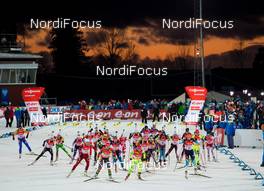 24.11.2013, Oestersund, Sweden (SWE): Biathlon Feature: Start into the new season - IBU world cup biathlon, relay mixed, Oestersund (SWE). www.nordicfocus.com. © Manzoni/NordicFocus. Every downloaded picture is fee-liable.
