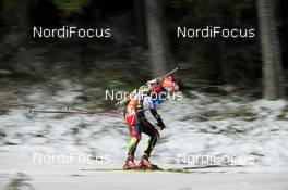 30.11.2013, Oestersund, Sweden (SWE): Ondrej Moravec (CZE) - IBU world cup biathlon, sprint men, Oestersund (SWE). www.nordicfocus.com. © Manzoni/NordicFocus. Every downloaded picture is fee-liable.