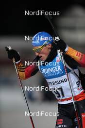 30.11.2013, Oestersund, Sweden (SWE): Eric Lesser (GER) - IBU world cup biathlon, sprint men, Oestersund (SWE). www.nordicfocus.com. © Manzoni/NordicFocus. Every downloaded picture is fee-liable.