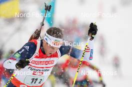 07.12.2013, Hochfilzen, Austria (AUT): Tim Burke (USA) - IBU world cup biathlon, relay men, Hochfilzen (AUT). www.nordicfocus.com. © Wukits/NordicFocus. Every downloaded picture is fee-liable.