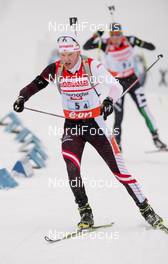 07.12.2013, Hochfilzen, Austria (AUT): Simon Eder (AUT) - IBU world cup biathlon, relay men, Hochfilzen (AUT). www.nordicfocus.com. © Wukits/NordicFocus. Every downloaded picture is fee-liable.