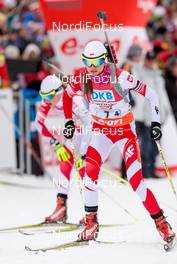 07.12.2013, Hochfilzen, Austria (AUT): Monika Hojnisz (POL) - IBU world cup biathlon, relay women, Hochfilzen (AUT). www.nordicfocus.com. © Wukits/NordicFocus. Every downloaded picture is fee-liable.