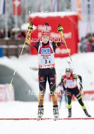 07.12.2013, Hochfilzen, Austria (AUT): Laura Dahlmeier (GER) - IBU world cup biathlon, relay women, Hochfilzen (AUT). www.nordicfocus.com. © Wukits/NordicFocus. Every downloaded picture is fee-liable.