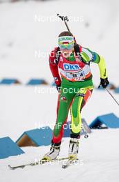 07.12.2013, Hochfilzen, Austria (AUT): Darya Domracheva (BLR) - IBU world cup biathlon, relay women, Hochfilzen (AUT). www.nordicfocus.com. © Wukits/NordicFocus. Every downloaded picture is fee-liable.