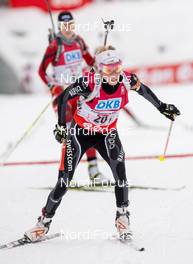 07.12.2013, Hochfilzen, Austria (AUT): Elisa Gasparin (SUI) - IBU world cup biathlon, relay women, Hochfilzen (AUT). www.nordicfocus.com. © Wukits/NordicFocus. Every downloaded picture is fee-liable.