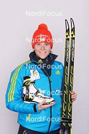05.12.2013, Hochfilzen, Austria (AUT): Mariya Panfilova (UKR) - IBU world cup biathlon, supplier photoshooting, Hochfilzen (AUT). www.nordicfocus.com. © Felgenhauer/NordicFocus. Every downloaded picture is fee-liable.