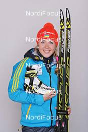 05.12.2013, Hochfilzen, Austria (AUT): Juliya Dzhyma (UKR) - IBU world cup biathlon, supplier photoshooting, Hochfilzen (AUT). www.nordicfocus.com. © Felgenhauer/NordicFocus. Every downloaded picture is fee-liable.